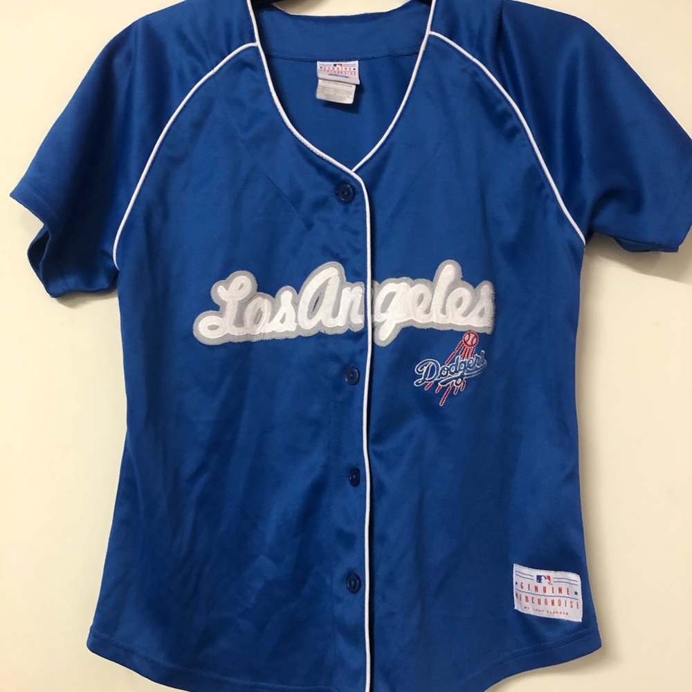 Los Angeles Dodgers Ladies blue jersey